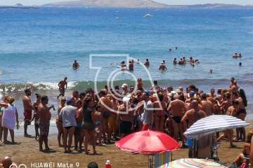 Melenara rememora el chinchorro y la varada del pescado (Foto TA)